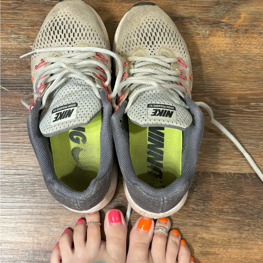 Used Worn Dirty Nike 7 Women's Shoes Sneakers
Trainers Feet Odor Tennis Gym